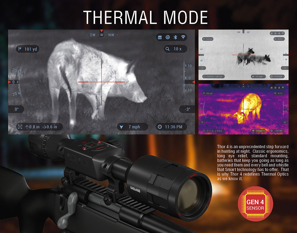 ATN ThOR 4 2x-8x Thermal Rifle Scope